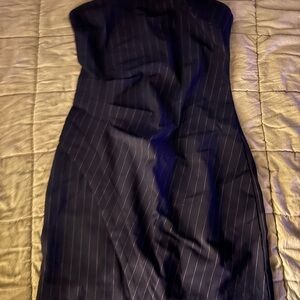 Elegant Black Strapless Dress